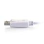 C2G 9ft USB-C to DisplayPort Cable White (80565)