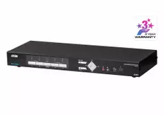 ATEN KVM  4-PC 1-Br Split-Screen CM1164A Switch Box, DVI-I DL, USB, Lyd