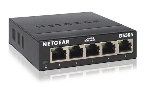 NETGEAR 5Pt Gige Unmanaged Sw 300-Series (GS305-300PES)