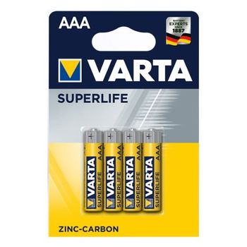 VARTA Batterie Zink-Kohle,  Micro, F-FEEDS (02003 101 414)