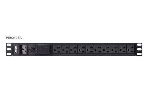 ATEN 1U 16A 10Port Basic PDU (PE0210SG-AT-G)
