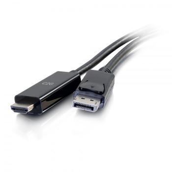 C2G G 0.9m DisplayPort Male to HD Male Active Adapter Cable - 4K 60Hz - Adapter cable - DisplayPort male to HDMI male - 90 cm - black - active, 4K support (80693)