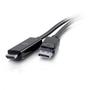 C2G G 0.9m DisplayPort Male to HD Male Active Adapter Cable - 4K 60Hz - Adapter cable - DisplayPort male to HDMI male - 90 cm - black - active, 4K support (80693)