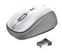 Trust YVI trådløs mus hvit 2.4ghz wifi, venstre og høyrehendt, 8m rekkevidde,  1600 dpi, 84 g, windows og Mac