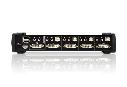 ATEN 4p USB KVMP  Supp DVI Display (CS1764A-AT-G)