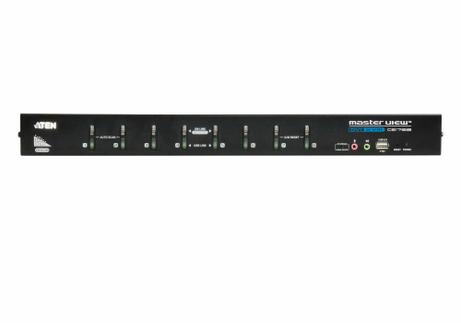 ATEN KVM switch  8pc-1bruker    CS1768 USB, DVI (ekstra VGA på konsollsiden) (CS1768)