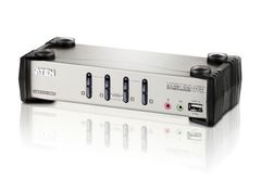 ATEN CS-1734B 4 PC Aten USB, SoHo, inkl kablar |