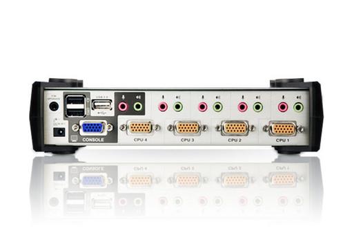 ATEN 4 port USB KVM (Five In One) (CS1734B-AT-G)