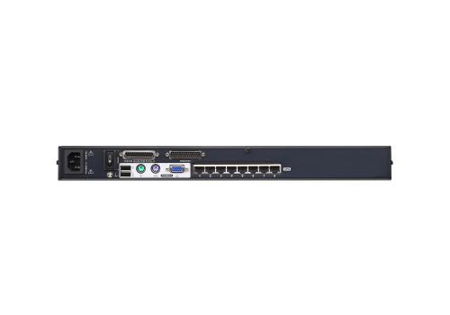 ATEN KVM-switch,  1 konsol styr 8 datorer, 19" 1U, Ethernetkabel (KH1508A-AX-G)