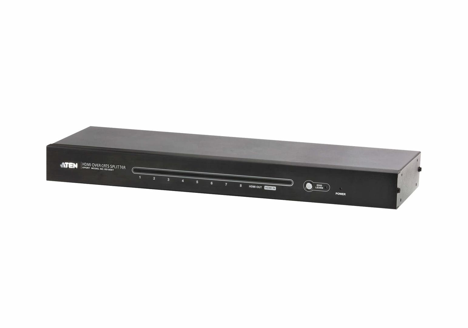 ATEN - VS1808T HDMI Over Cat 5 Splitter - video/lyd-forlenger - HDMI