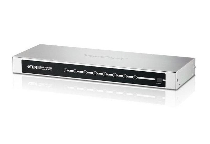 ATEN - VS0801H - video/audio switch - 8 porter - rackmonterbar