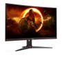 AOC Gaming C27G2ZE/ BK - LED monitor - gaming - curved - 27" - 1920 x 1080 Full HD (1080p) @ 240 Hz - VA - 300 cd/m² - 3000:1 - 0.5 ms - 2xHDMI, DisplayPort - black, red (C27G2ZE/BK)