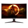 AOC Gaming C27G2ZE/ BK - LED monitor - gaming - curved - 27" - 1920 x 1080 Full HD (1080p) @ 240 Hz - VA - 300 cd/m² - 3000:1 - 0.5 ms - 2xHDMI, DisplayPort - black, red (C27G2ZE/BK)