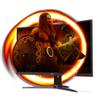 AOC Gaming C27G2ZE/ BK - LED monitor - gaming - curved - 27" - 1920 x 1080 Full HD (1080p) @ 240 Hz - VA - 300 cd/m² - 3000:1 - 0.5 ms - 2xHDMI, DisplayPort - black, red (C27G2ZE/BK)