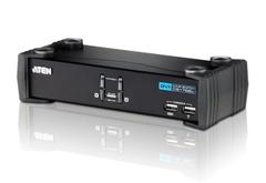 ATEN 2-Port USB DVI KVM Audio + Cables