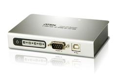 ATEN USB-ansluten seriell hub, 4 portar, RS-232, DB9ha