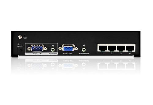 ATEN Cat. 5 audio/ video distributor 4-port (VS1204T-AT-G)