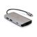 C2G USB-C® Mini Dock with HDMI, 2x USB-A, Ethernet, SD Card Reader, and USB-C Power Delivery up to 100W - 4K 30Hz - Dockningsstation - USB-C / Thunderbolt 3 - HDMI - GigE