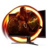 AOC Gaming C24G2AE/ BK - LED monitor - gaming - curved - 24" (23.6" viewable) - 1920 x 1080 Full HD (1080p) @ 165 Hz - VA - 250 cd/m² - 3000:1 - 1 ms - 2xHDMI, 2xDisplayPort,  VGA - speakers - black, red (C24G2AE/BK)