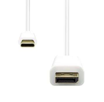 ProXtend USB-C to DisplayPort Cable 0.5M White (USBC-DP-0005W)