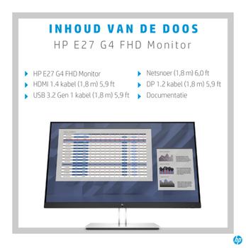 HP E27 G4 27inch IPS FHD  (9VG71AA#ABB)