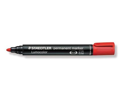 STAEDTLER Lumocolor 352 - Markør - permanent - rød - 2 mm (352-2)