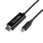 V7 USB-C TO HDMI 2.0 CABLE 1M BLK VID AND DATA CABLE 21.6GBPS 4K U CABL (V7UCHDMI-1M)
