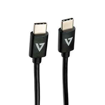 V7 USB-C 2.0 CABLE 480MBPS 1M BLK USB-C DATA AND PWR CABLE480MBPS CABL (V7USB2C-1M)