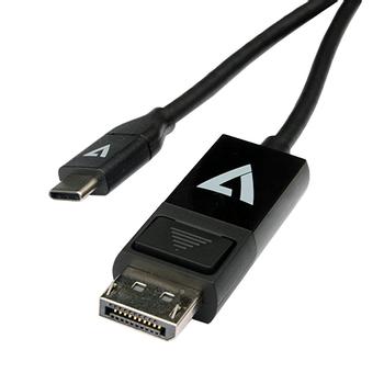 V7 USB-C TO DISPLAYPORT CABLE 2M VIDANDDATA CABLE 21.6GBPS 4KOUTP CABL (V7UCDP-2M)
