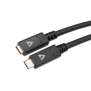 V7 USB-C EXTN CABLE 2M BLACK F/M USB-C EXTENSION CABLE 5 GBPS CABL (V7UC3EXT-2M)