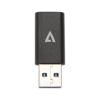 V7 USBA 3.2Gen1 TO USB-C MINIADPTR USB A Male TO USB-C Female ADPTR CABL (V7USB3AC)
