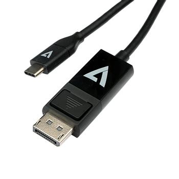 V7 USB-C TO DISPLAYPORT CABLE 2M VIDANDDATA CABLE 21.6GBPS 4KOUTP CABL (V7UCDP-2M)