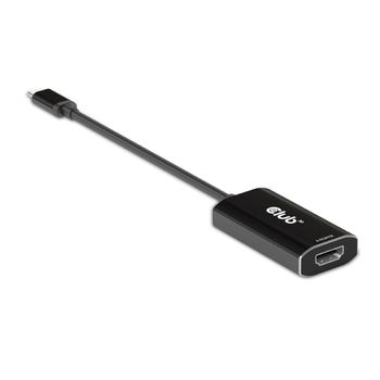 CLUB 3D Videointerfaceomformer HDMI / USB 15cm Sort (CAC-1586)