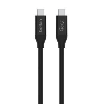 BELKIN USB-kabel USB-C Male USB-C Male 0,8 m Zwart (INZ001BT0.8MBK)