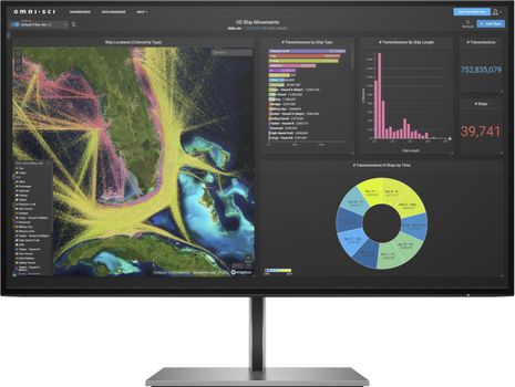 HP 27-tum Z27k G3 DP/ HDMI/ USB-C PD-100W LAN IPS USB-hub höjdjustering pivot 2160p inkl DP+HDMI+USB-C kablar (1B9T0AA#ABB)