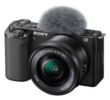 SONY ZV-E10L Vloggkamera + 16-50 mm Objektiv (ZVE10LBDI.EU)