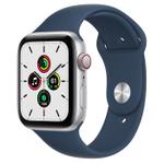 APPLE WATCH SE GPS + CELLULAR 44MM SILVER ALUMINIUM CASE WITH CONS (MKRY3KS/A)