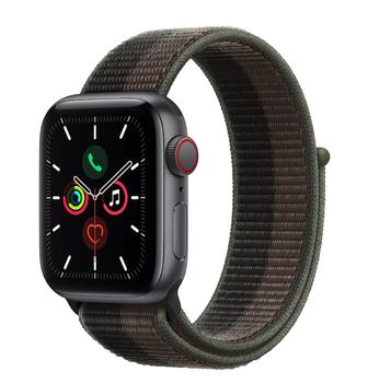 APPLE Watch SE GPS + Cellular, 40mm Space Grey Aluminium Case with Tornado/ Grey (MKR33DH/A)