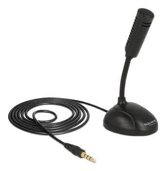 DELOCK Kondensator Mikrofon Omnidirektional für Smartphone / Tablet mi (65872)