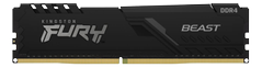 KINGSTON FURY Beast - DDR4 - kit - 8 GB: 2 x 4 GB - DIMM 288-pin - 3200 MHz / PC4-25600 - CL16 - 1.35 V - unbuffered - non-ECC - black