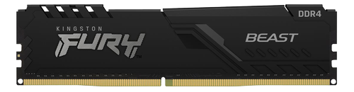 KINGSTON FURY Beast - DDR4 - kit - 128 GB: 4 x 32 GB - DIMM 288-pin - 3200 MHz / PC4-25600 - CL16 - 1.35 V - unbuffered - non-ECC - black (KF432C16BBK4/128)