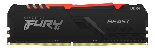 KINGSTON 16GB 3600 DDR4 DIMM Kit2 FURY Beast RGB (KF436C17BBAK2/16)
