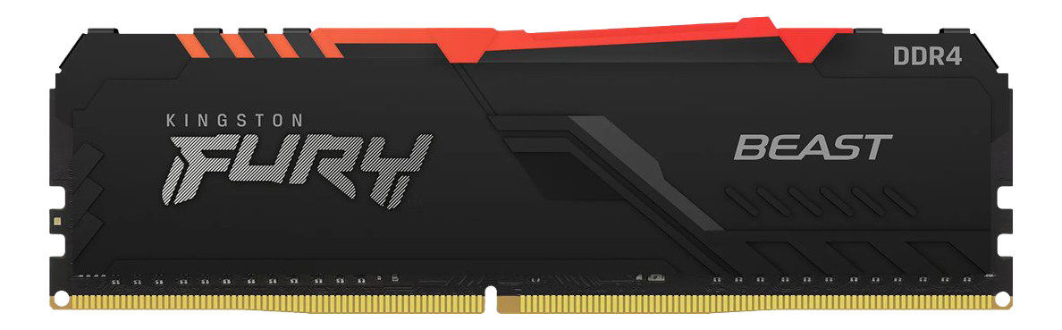 DDR4 32GB 3600MHz メモリー RGB(発光型) Kingston Kingston Technology Kingston Fury Beast 32GB 3600MHz DDR4 CL18