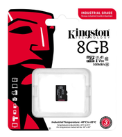 Kingston Industrial - flashminnekort - 8 GB - microSDHC UHS-I