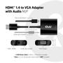 CLUB 3D Club3D Adapter HDMI 1.4 > VGA (mit Audio) St/Bu retail (CAC-1302)