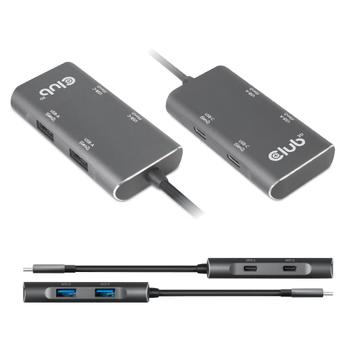 CLUB 3D Adapter USB 3.0 Typ C > 2x USB A + 2x USB C Data Hub retail (CSV-1542)