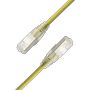 LinkIT SlimPatch F/UTP Cat6a gul 2m AWG 28/1 | LSZH | 4.7mm