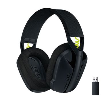 LOGITECH G435 LightSpeed Wireless Gaming Headset - BLACK - EMEA (981-001050)