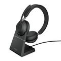 Evolve2 65 - USB-C UC Stereo with Charging Stand - Black