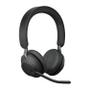 JABRA a Evolve2 65 UC Stereo - Headset - on-ear - Bluetooth - wireless - USB-A - noise isolating - black - with charging stand (26599-989-989)